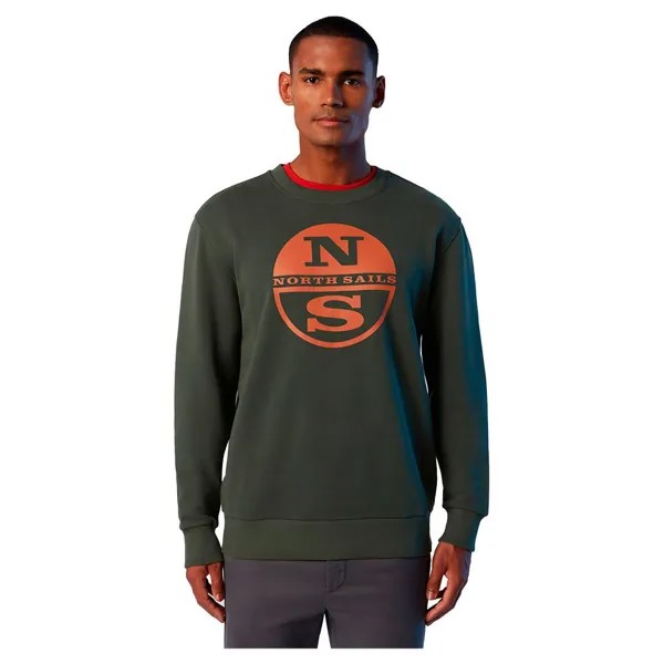 Свитер North Sails Graphic Crew Neck, зеленый