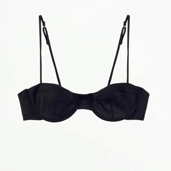 Бюстгальтер Zara Satin Underwire, черный