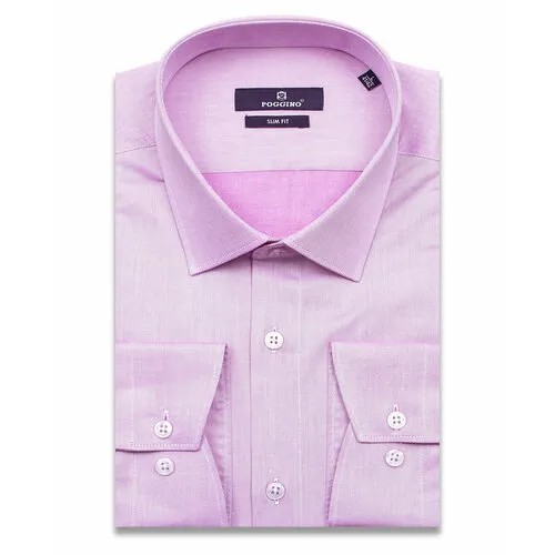 Рубашка POGGINO, размер 3XL (47-48 cm.), фиолетовый