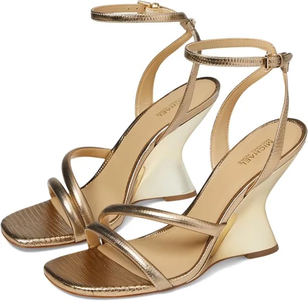 Туфли на танкетке Nadina Wedge MICHAEL Michael Kors, цвет Pale Gold