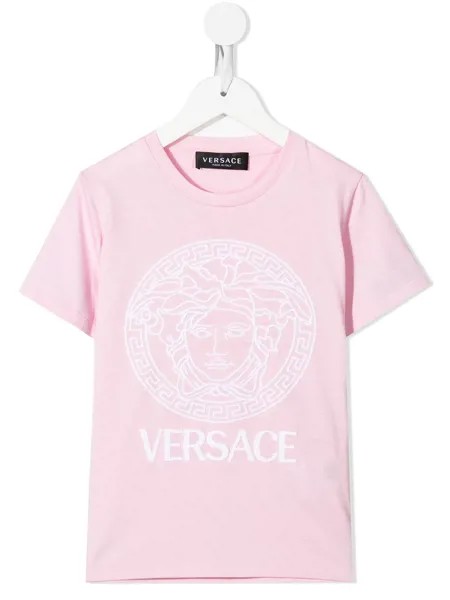 Versace Kids футболка с принтом Medusa