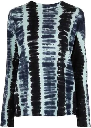 Proenza Schouler White Label футболка с длинными рукавами и принтом тай-дай