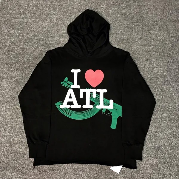 Новинка 2023, роскошный пуловер PLAYBOI CARTI I LOVE ATL AK47, толстовка с капюшоном, толстовки с капюшоном, бархатные хлопковые толстые флисовые США R04