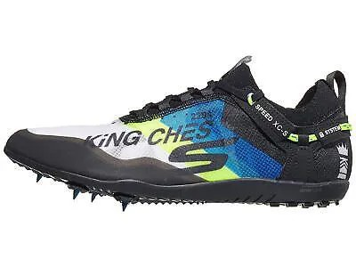 Мужские кроссовки Skechers GO Run Speed XC, черные/синие, 13 D, средние, США