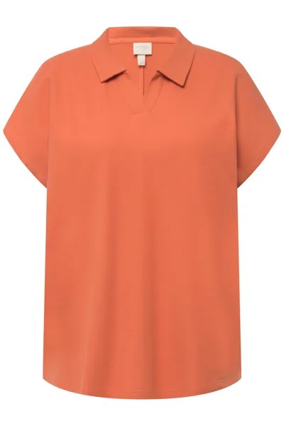 Футболка Ulla Popken Polo, коралловый