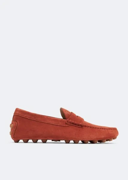 Лоферы TOD'S Gommino Bubble loafers, красный