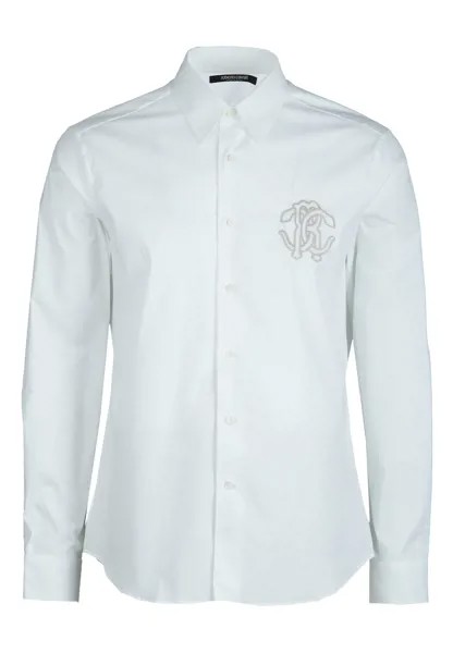 Рубашка мужская Roberto Cavalli 105321 белая 46 EU