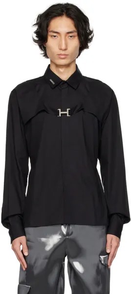 Черная рубашка «Регалия» HELIOT EMIL