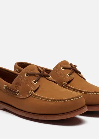 Топсайдеры мужские Timberland 2-Eye Classic Leather бежевые 44 EU