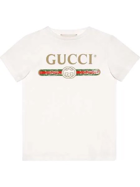 Gucci Kids футболка с логотипом