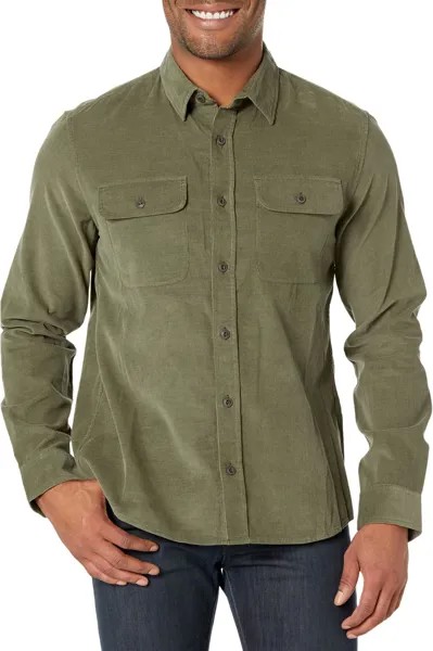 Вельветовая рубашка Signature Microwale Regular L.L.Bean, цвет Dusty Olive