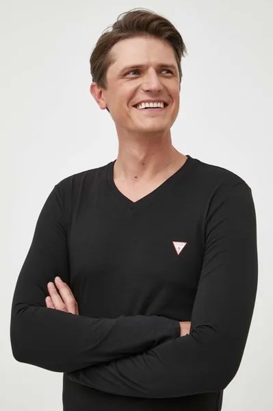 Лонгслив Guess, черный