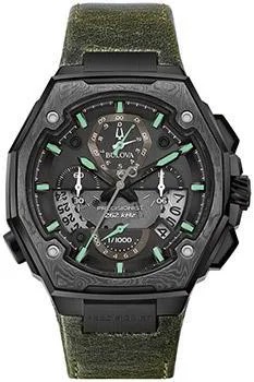 Японские наручные  мужские часы Bulova 98B355. Коллекция Precisionist