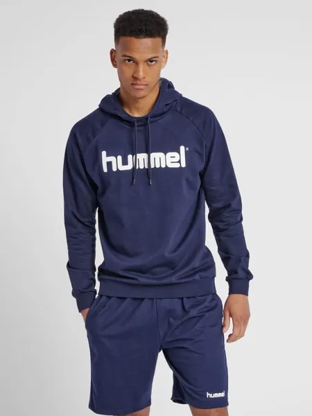 Толстовка Hummel Logo Hoodie Kapuzen Pullover HMLGO, темно-синий