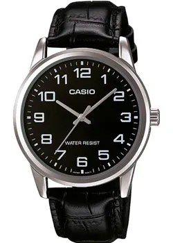 Японские наручные  мужские часы Casio MTP-V001L-1B. Коллекция Analog
