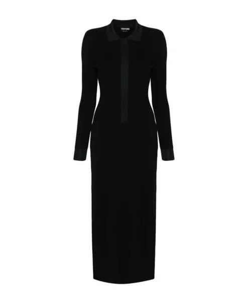 Платье S мода SS24 Tom Ford, черный