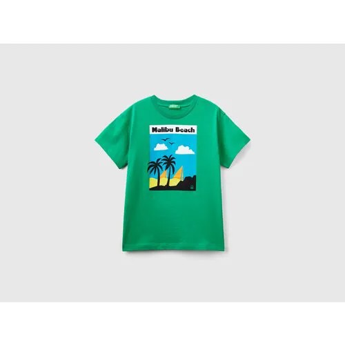 Футболка UNITED COLORS OF BENETTON, размер EL, зеленый