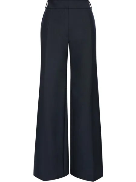Oscar de la Renta широкие брюки строгого кроя, синий