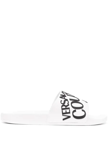 Versace Jeans Couture шлепанцы Fondo с логотипом