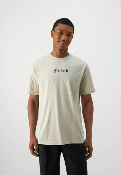 Футболка с набивным рисунком ONSKYLO ART TEE UNISEX Only & Sons, песочный