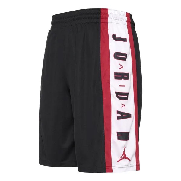 Шорты с подъемом большие баскетбольные спортивные шорты Air Jordan, черный