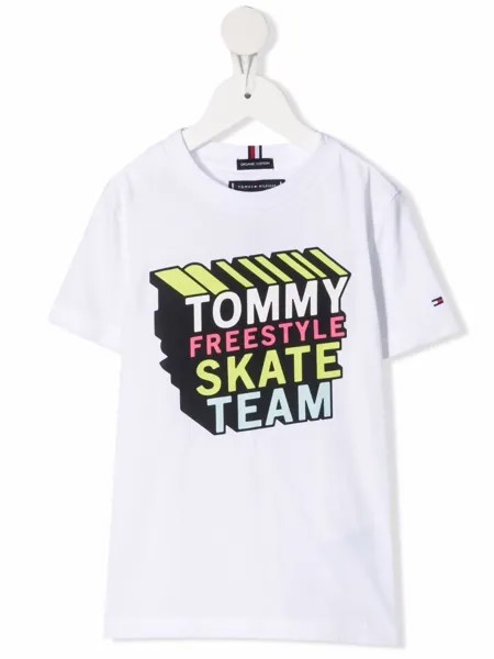 Tommy Hilfiger Junior футболка с графичным принтом