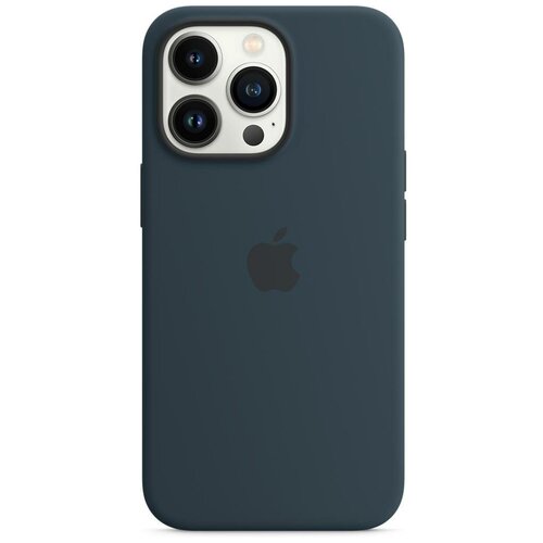 Чехол для Apple iPhone 13 Pro Silicone Case with MagSafe Abyss Blue