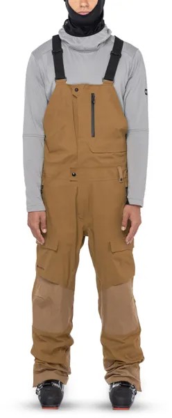 Брюки-комбинезоны стрейч GORE-TEX — мужские 686, коричневый