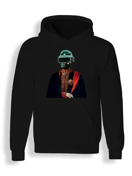 Худи унисекс СувенирShop Daft Punk/Дафт Панк 1 черное L