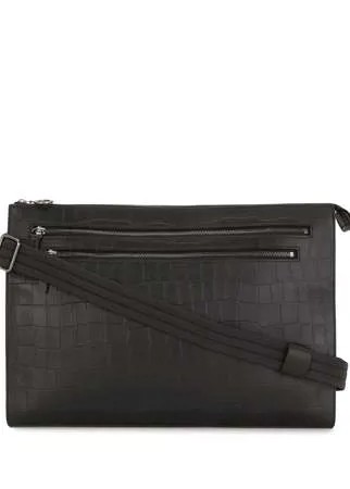 Longchamp клатч с тиснением под крокодила
