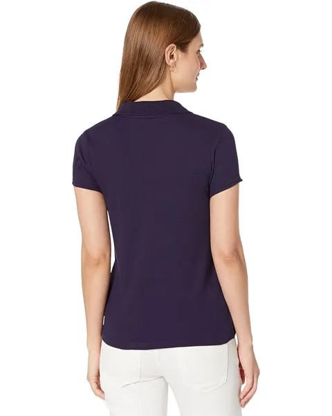 Поло U.S. POLO ASSN. Y Rib Placket Polo Shirt, цвет Evening Blue