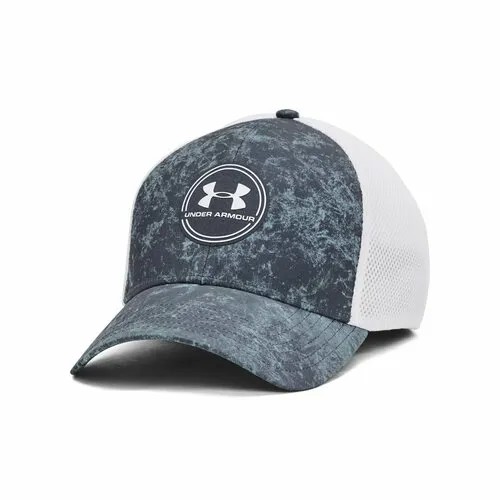 Бейсболка Under Armour, размер S/M, синий, белый