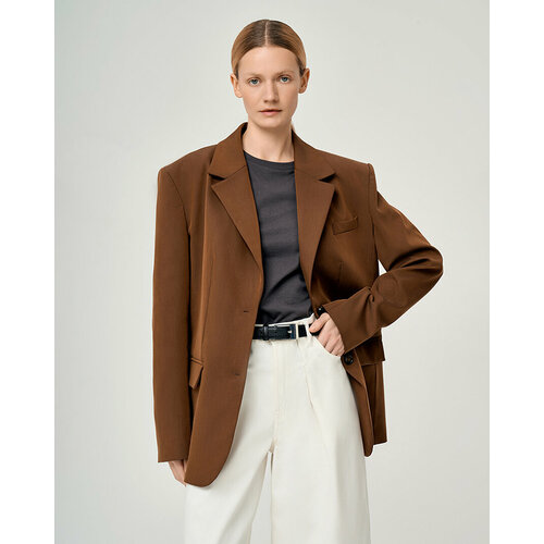 Пиджак COCOS, размер XS/S, коричневый