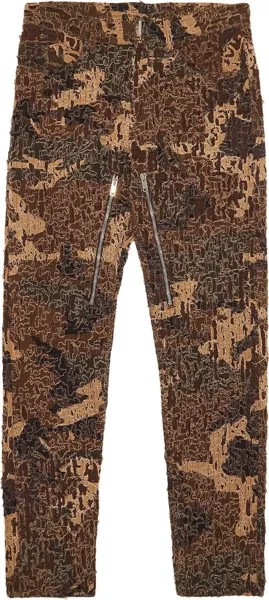 Брюки Givenchy Slim Fit Denim Trousers With Zips 'Brown/Beige', коричневый