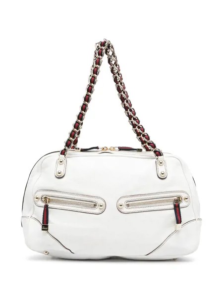 Gucci Pre-Owned сумка-тоут с отделкой Web