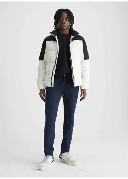 Белое мужское пальто Calvin Klein Jeans