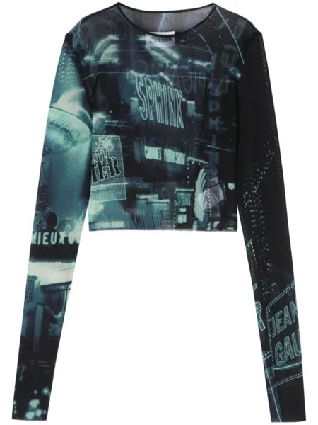 Jean Paul Gaultier топ The Blue Pigalle, синий