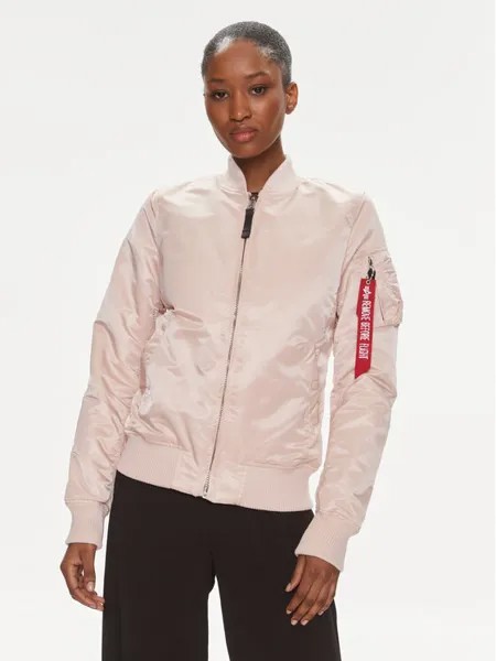 Бомбер стандартного кроя Alpha Industries, розовый