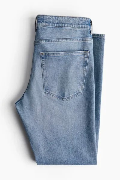 Прямые обычные джинсы H&M, синий