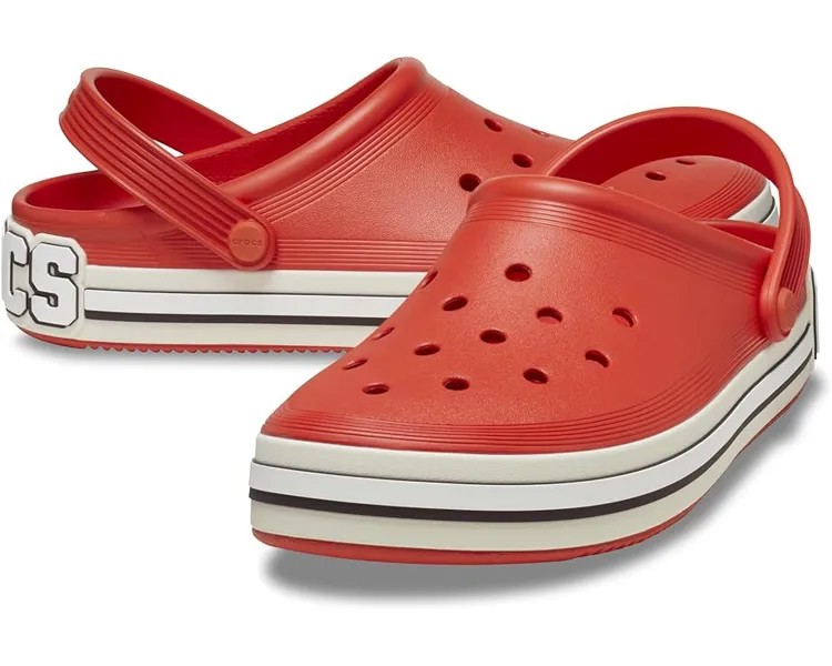Сабо Crocs Off Court, цвет Tomato/Logo
