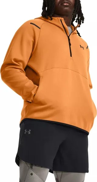 Мужская толстовка с капюшоном Under Armour на молнии 1/4 из флиса Unstoppable