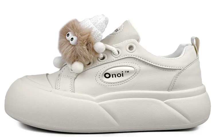 Кроссовки WENPU/Wenpu Skateboarding Shoes Women's Low-top, цвет Off White