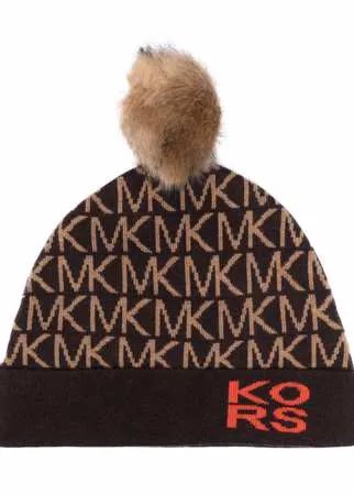 Michael Michael Kors шапка бини с монограммой