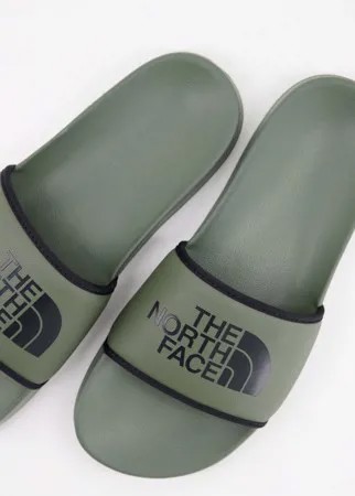 Зеленые шлепанцы The North Face Base Camp-Зеленый цвет