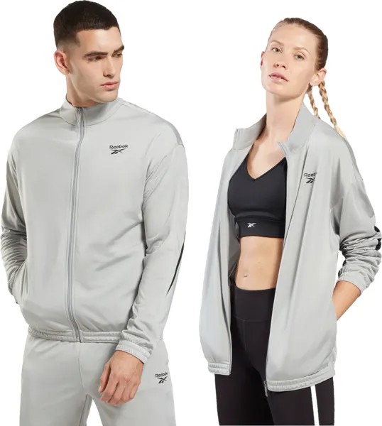 Олимпийка мужская Reebok Ri Vector Knit Tracktop серая S