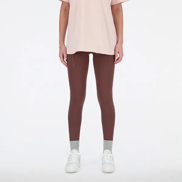 Леггинсы New Balance Sleek Pocket 27, бежевый