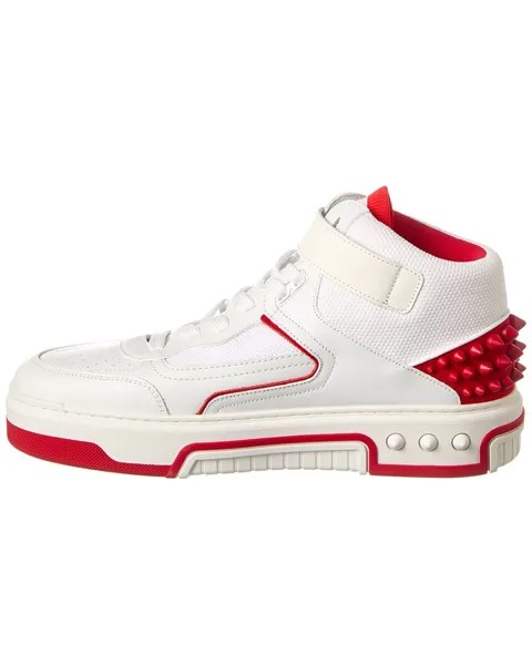 Christian Louboutin Astroloubi Кожаные кроссовки, белый