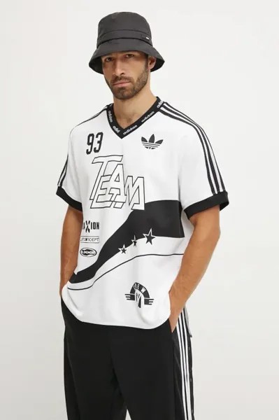 Футболка Team 93 из джерси adidas Originals, белый