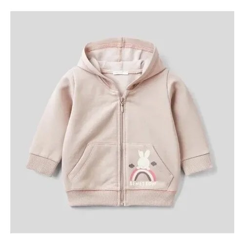 Худи на молнии United Colors of Benetton для новорожденных 22A-35Q2A500E-18G-82