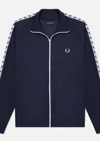Мужская олимпийка Fred Perry Laurel Wreath Tape Track, цвет синий, размер XS